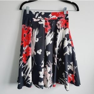 Abercrombie & Fitch 100% Cotton FloralA-Line Skirt